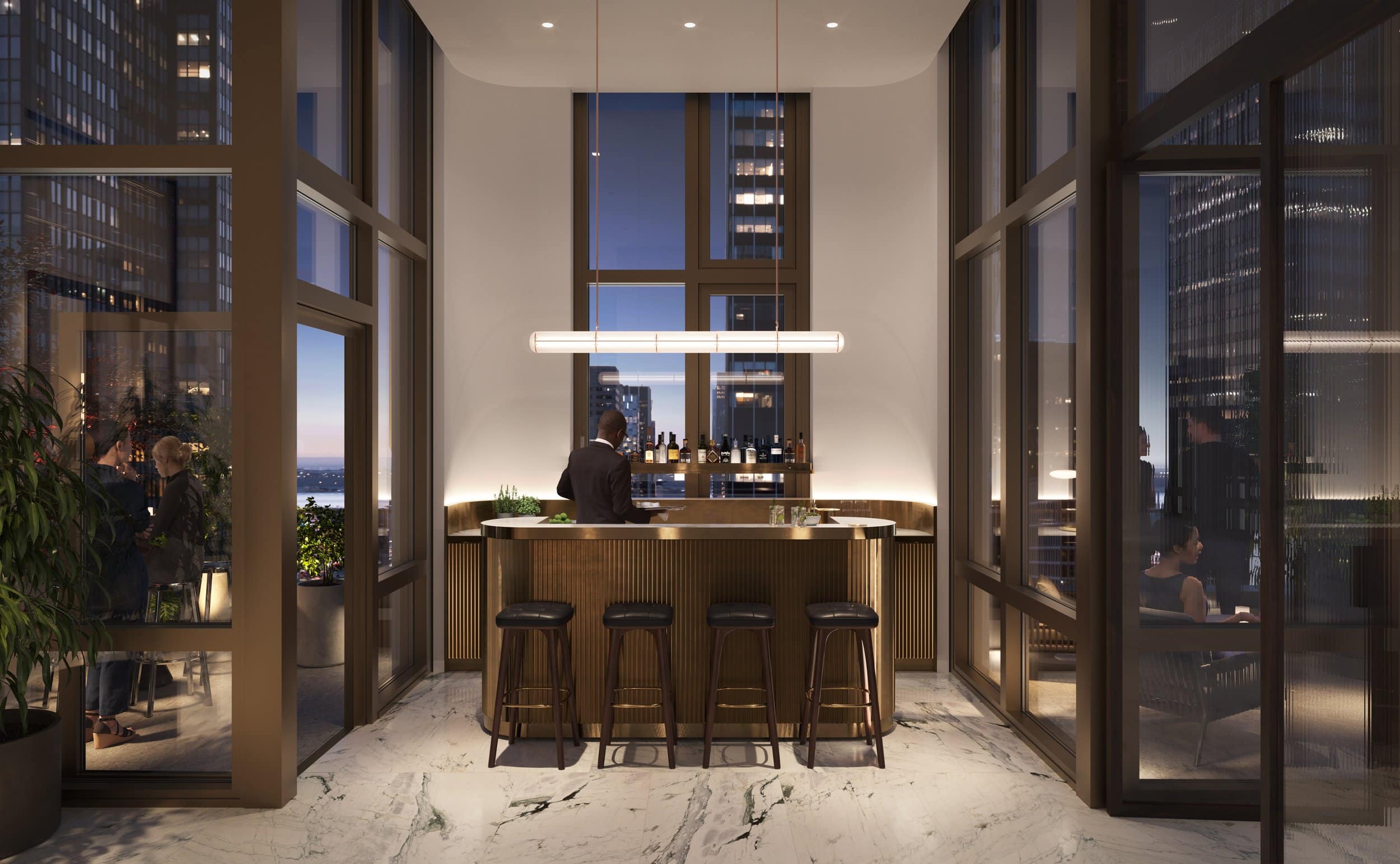 Discover NYC’s Chic Condos with Upscale Entertaining Spaces