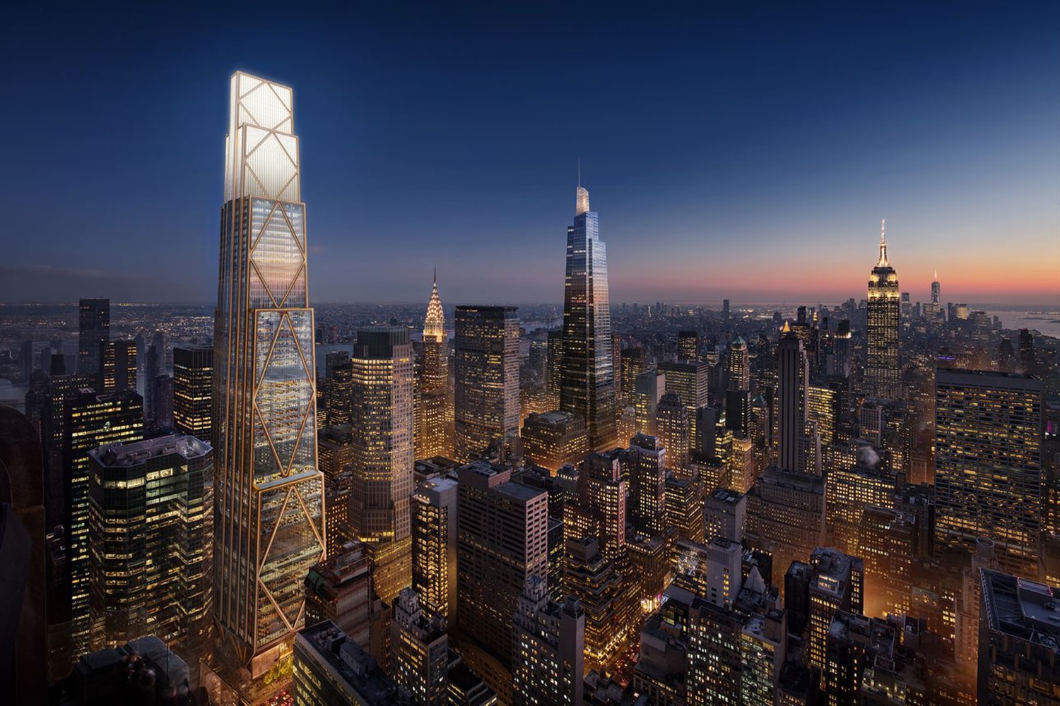 JPMorgan Headquarters Reaches 1,388-Foot Pinnacle At 270 Park Avenue In Midtown East, Manhattan
