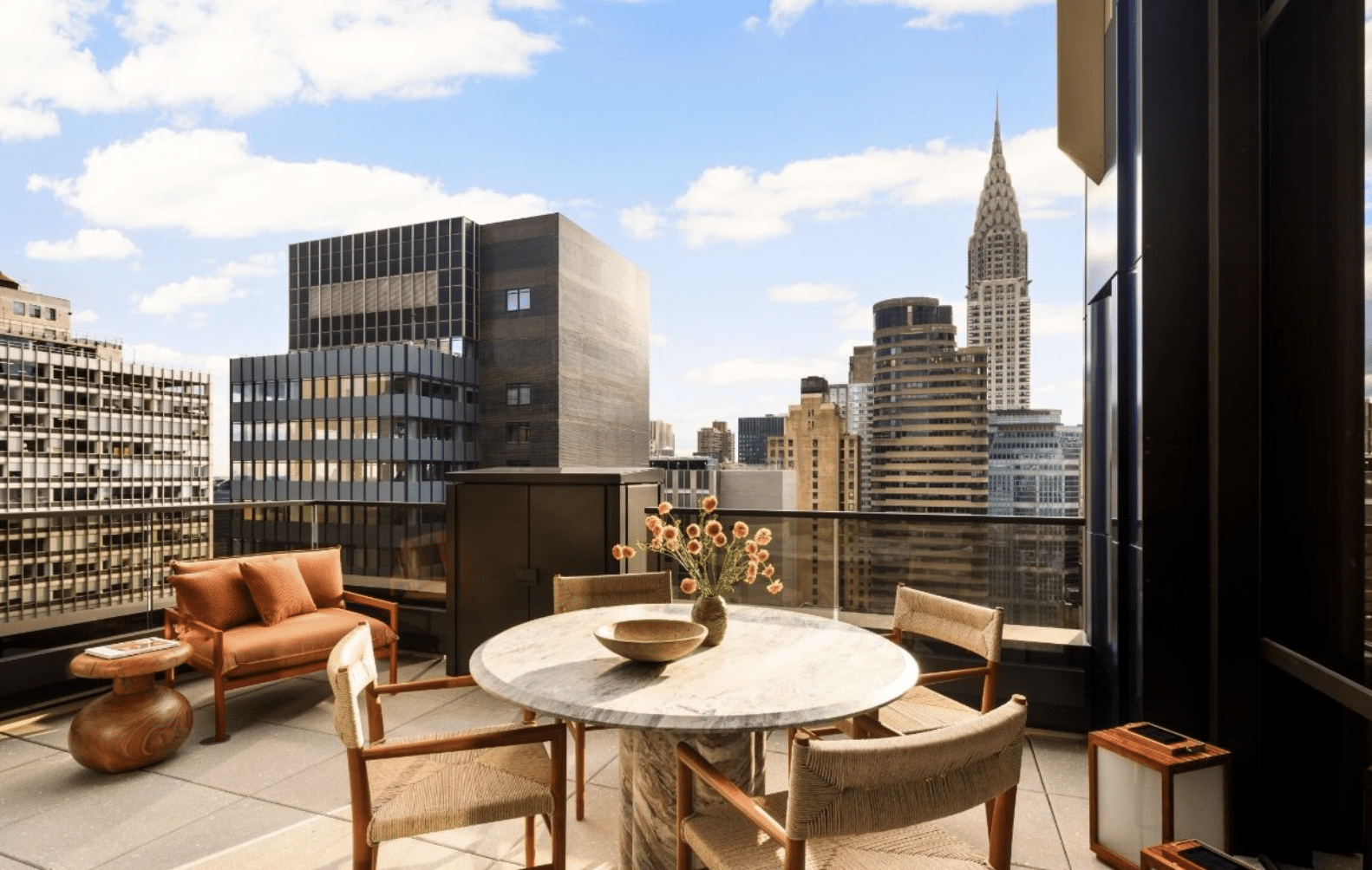 Pint-sized penthouse packs big Chrysler Building views in Midtown Manhattan